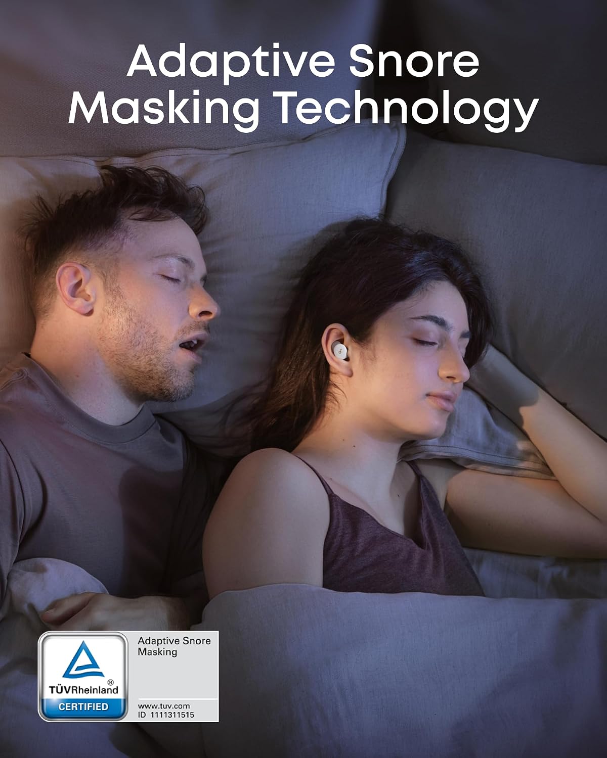 Detalle de soundcore Sleep A30 Special D1301 Sleep Earbuds with ANC and Snore Masking