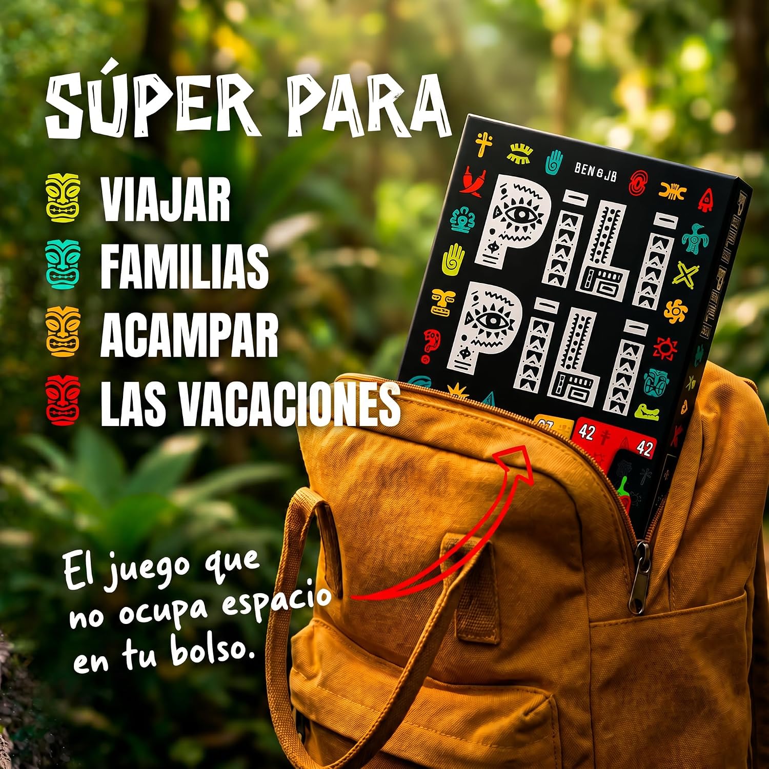 Detalle 2 de PILI PILI de ATM Gaming: juego de mesa rápido y estratégico para 2 a 8 jugadores