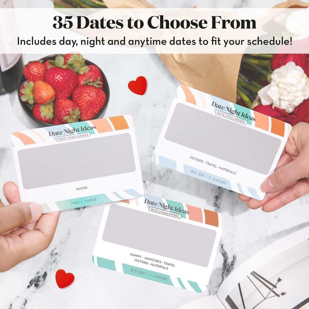 All Natural Shop Date Night Card Game 35 Challenges 🎴
