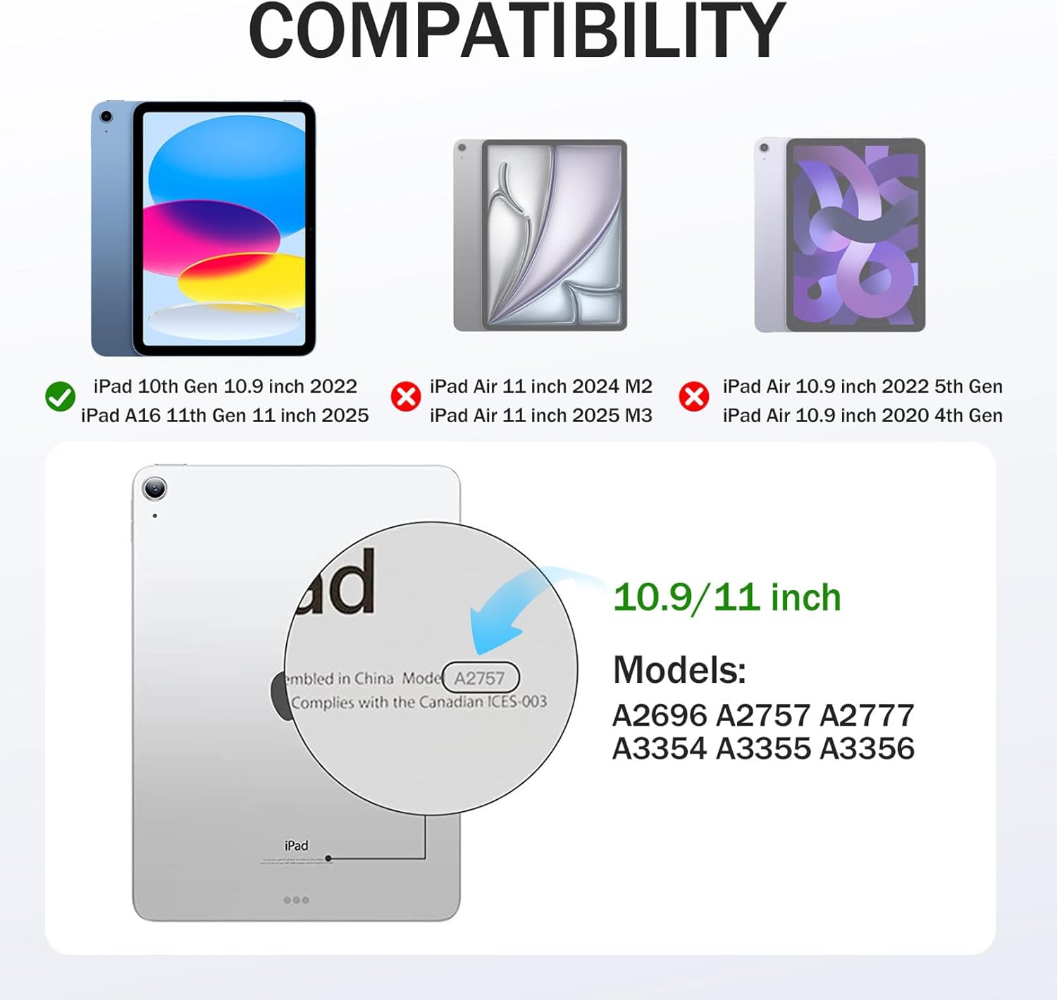 Detalle 2 de Maledan Case for iPad A16 11th Gen, 11-inch tablet