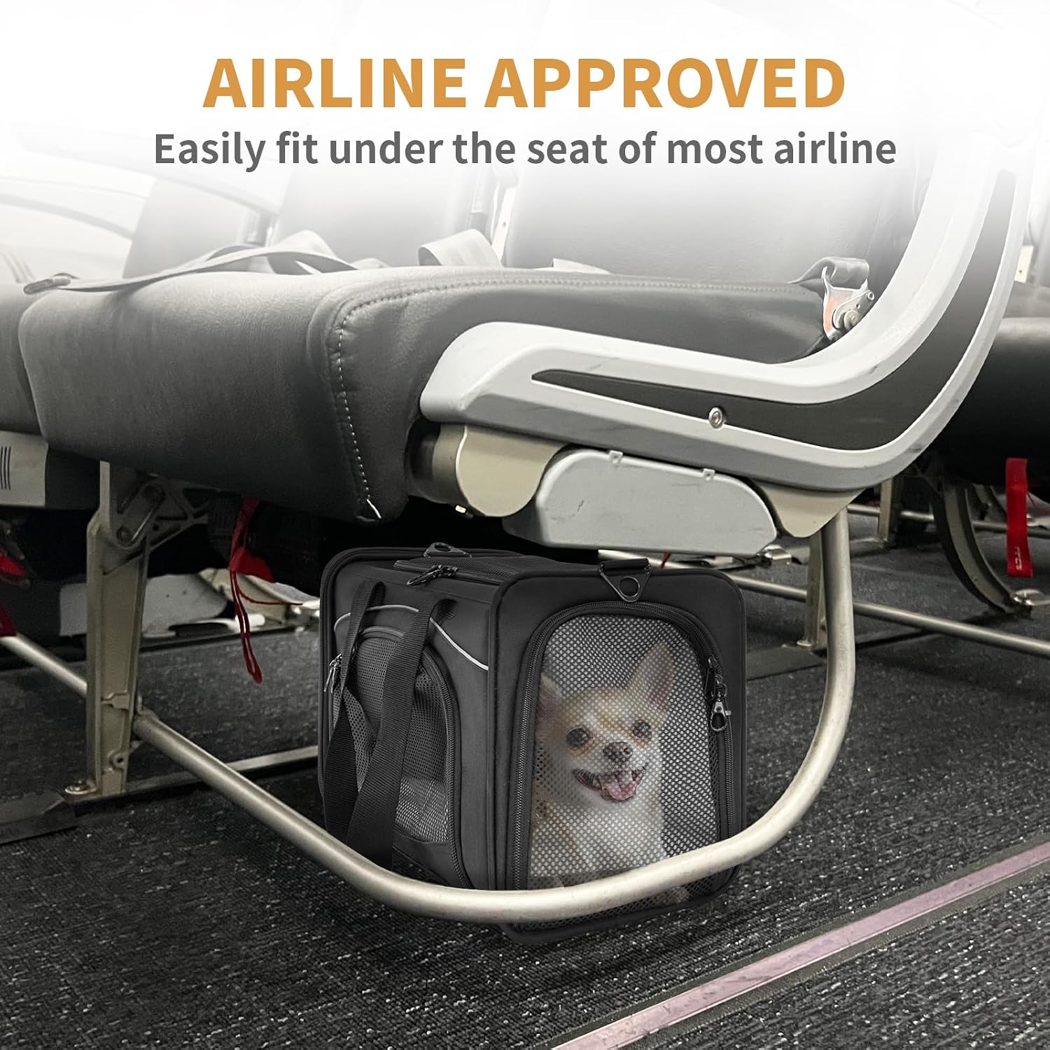 Detalle 1 de Petsfit Transporttasche Hunde und Katze 47 x 23 x 31 cm