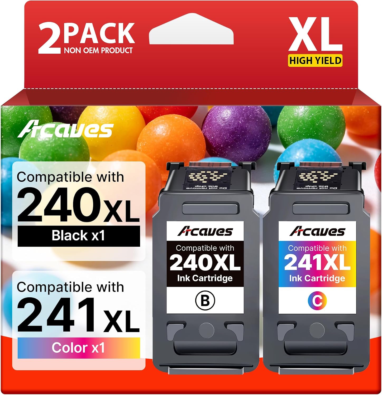 Detalle de PG-240XL / CL-241XL Replacement Ink Cartridges