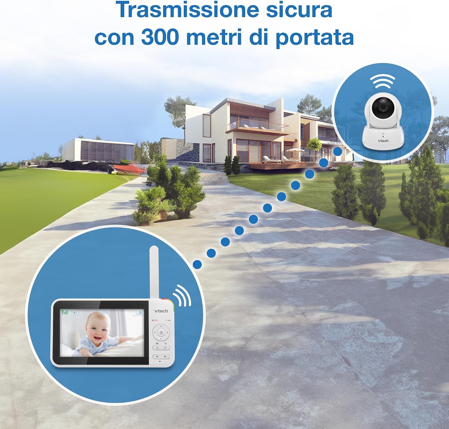 Thumbnail 5 de VTech VM924-2 baby monitor 2 telecamere 5" LCD 👶