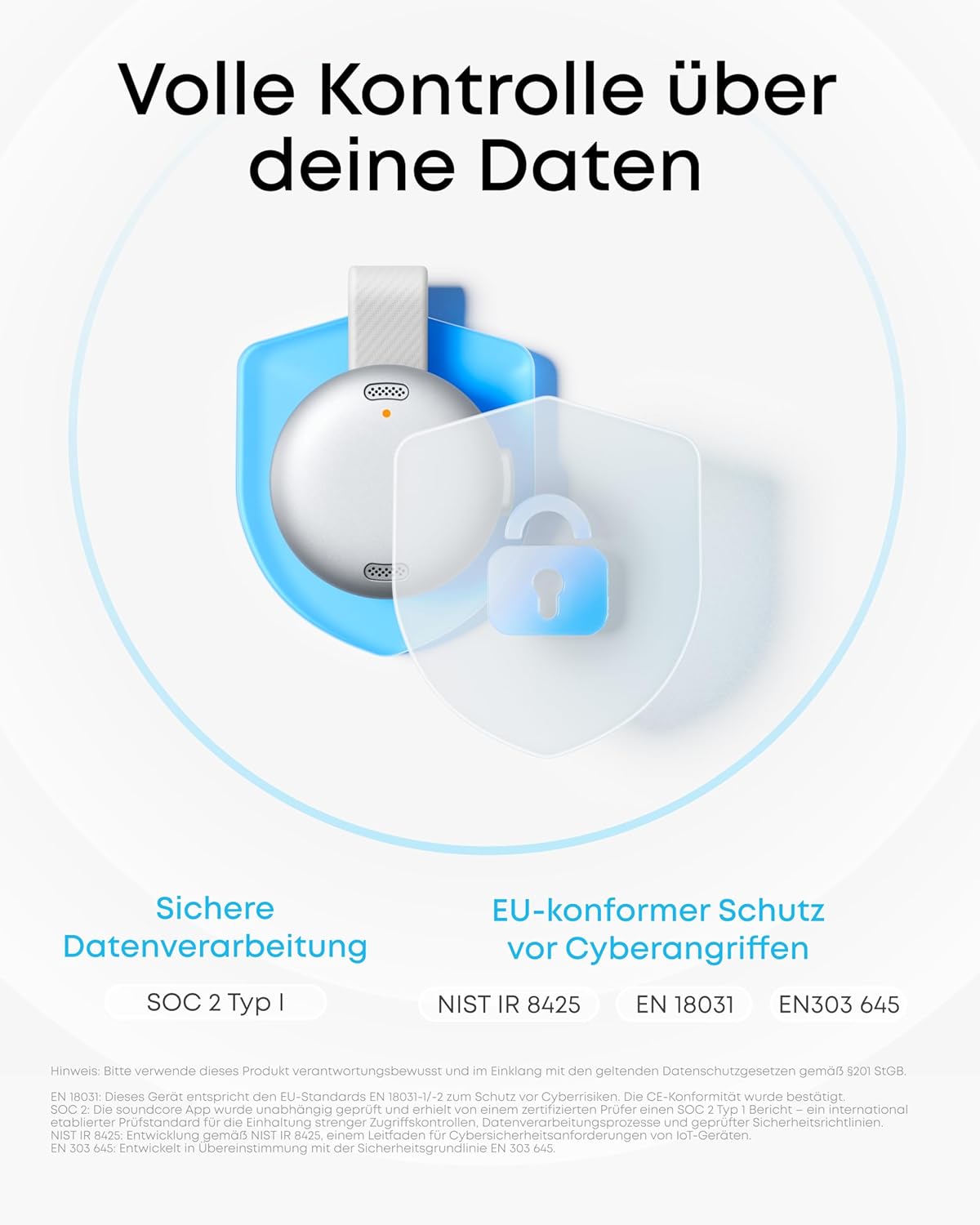 Thumbnail 6 de soundcore Work by Anker KI Voice Recorder – digitales Diktiergerät mit KI-Transkription und Spracherkennung, 8GB (MFi)