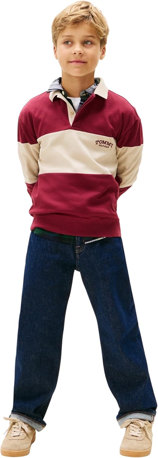 Thumbnail 3 de Tommy Hilfiger Jungen L/S Polo – Originales Langarm-Poloshirt