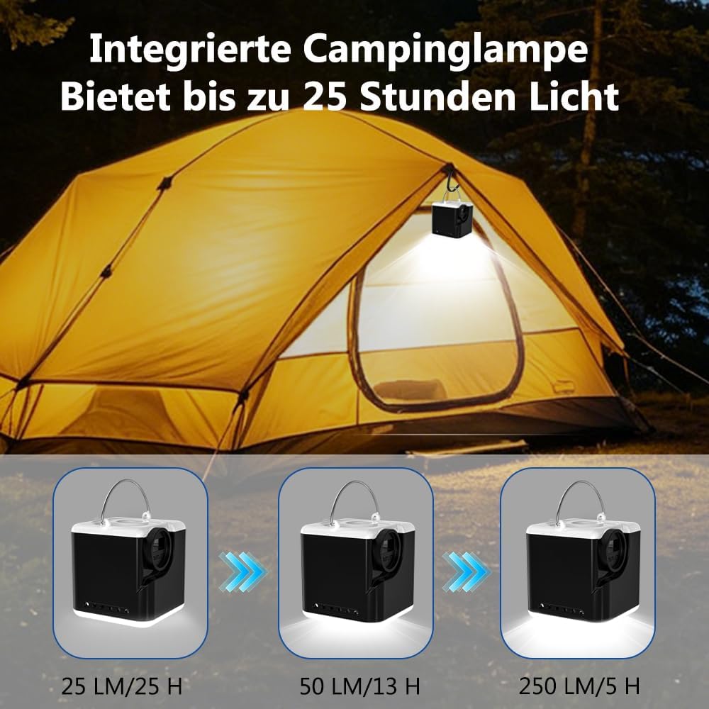 Thumbnail 3 de Elektrische 3-in-1 Luftpumpe mit Campinglampe – kompakt, leistungsstark und vielseitig
