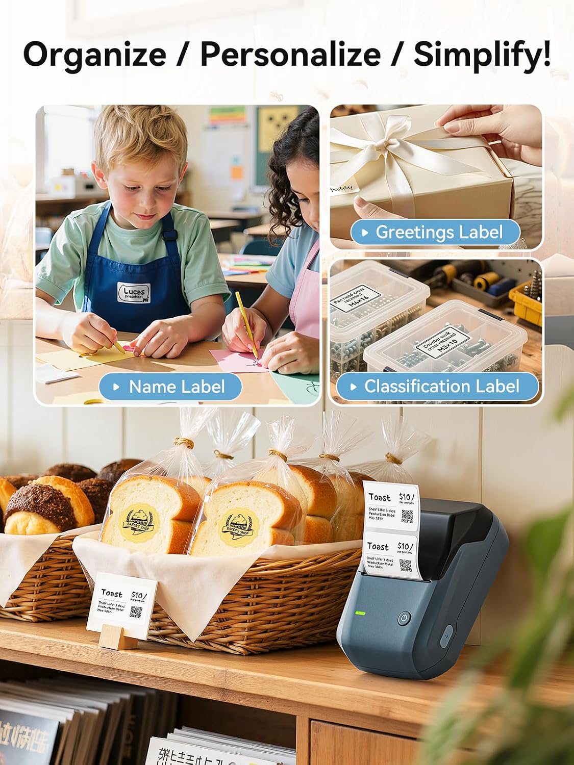 Thumbnail 3 de NIIMBOT B1 2 Inch Portable Label Printer