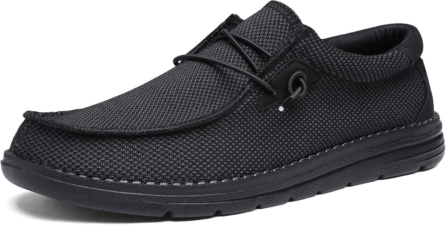 Detalle de Bruno Marc Men's Casual Slip-on Loafers with Stretch Knit Upper