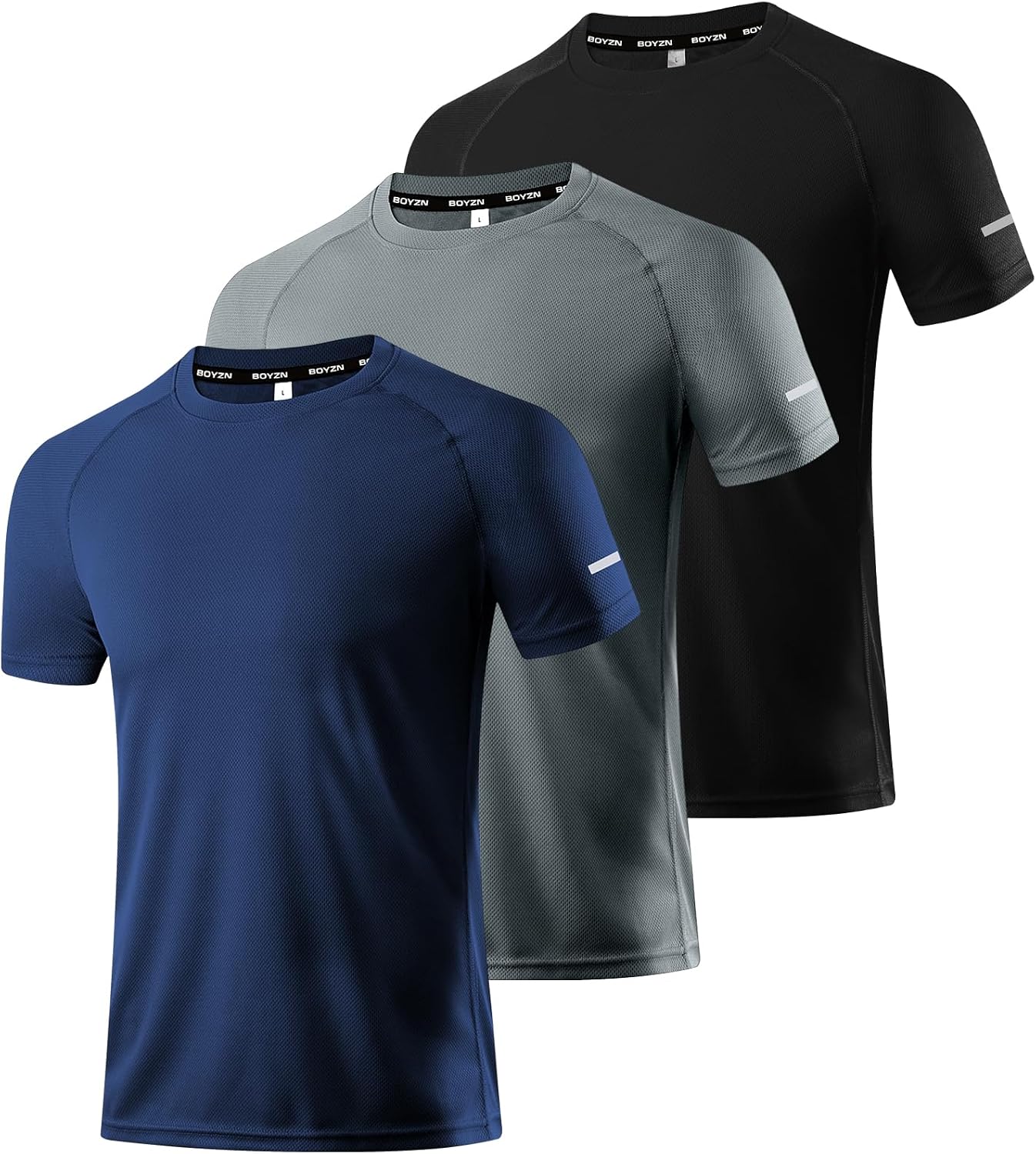 Detalle de Boyzn Sport T-Shirt Herren 1er Pack Kurzarm