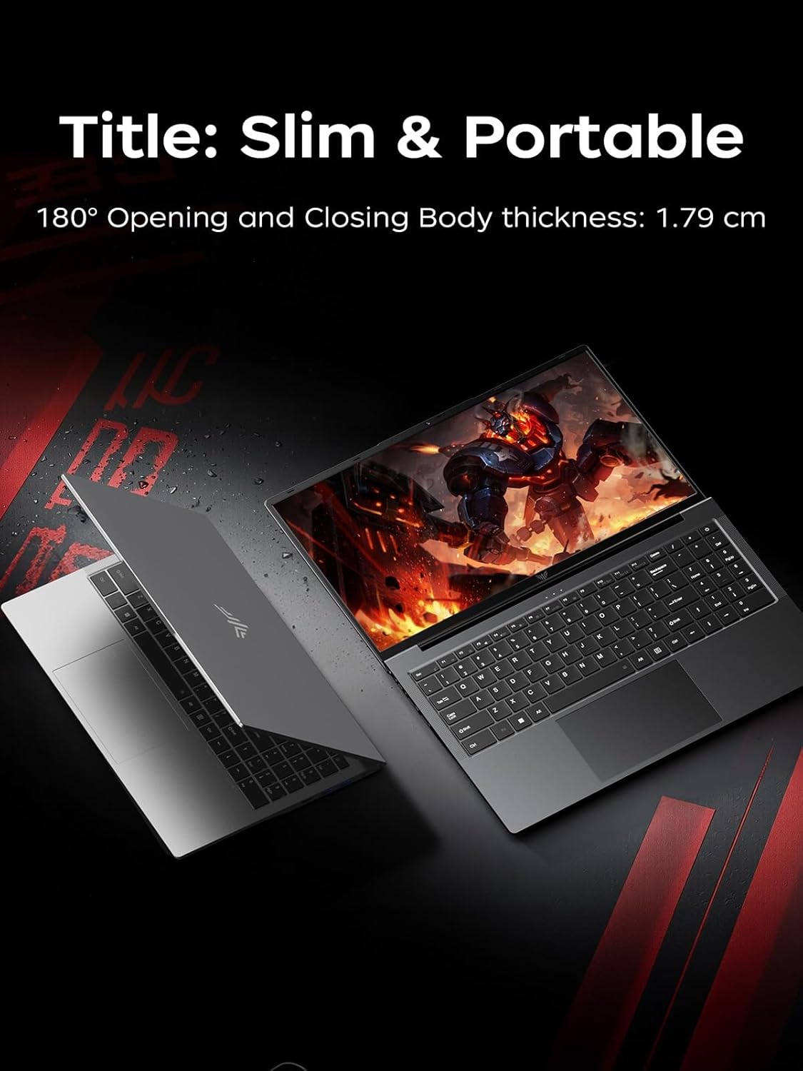 Thumbnail 5 de Tivique Gaming Laptop (15,6 Zoll) mit Ryzen 7 5825U, 16 GB RAM und 1 TB SSD