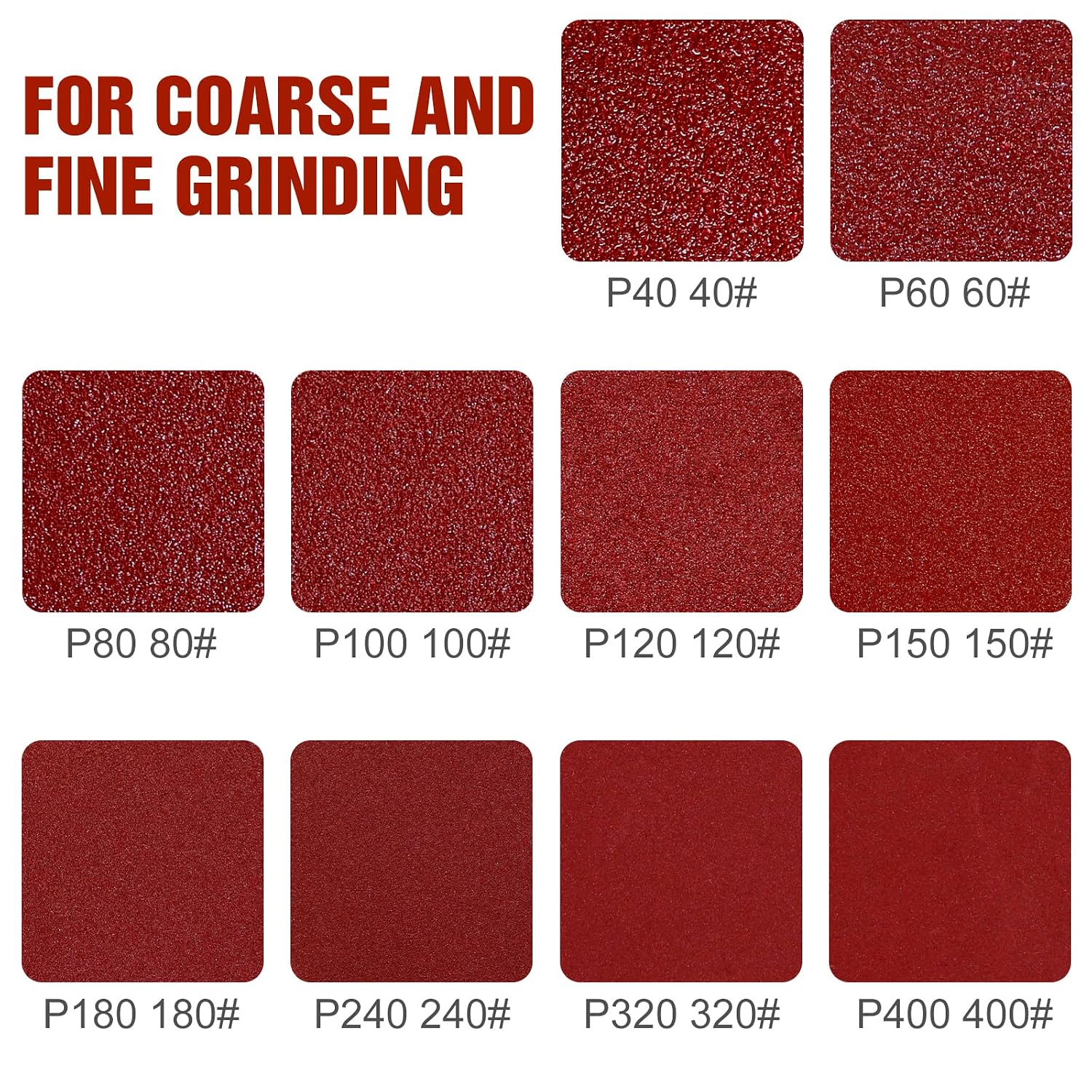Detalle 2 de KONGMING Schleifpapier 225 mm P320, 25er Set