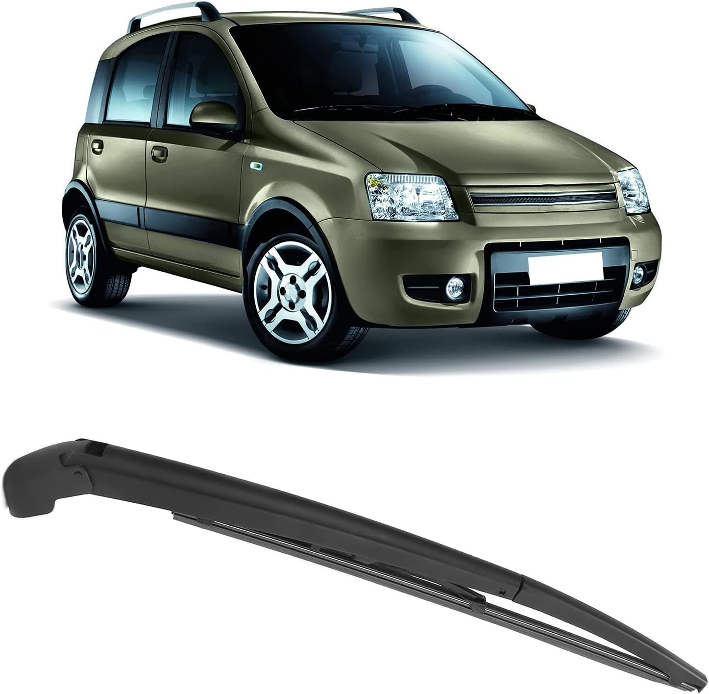 Detalle 2 de Yuecoom Spazzola Tergicristallo Posteriore per Fiat Panda (2003-2012) – Sostituzione lama braccio OE 46835901