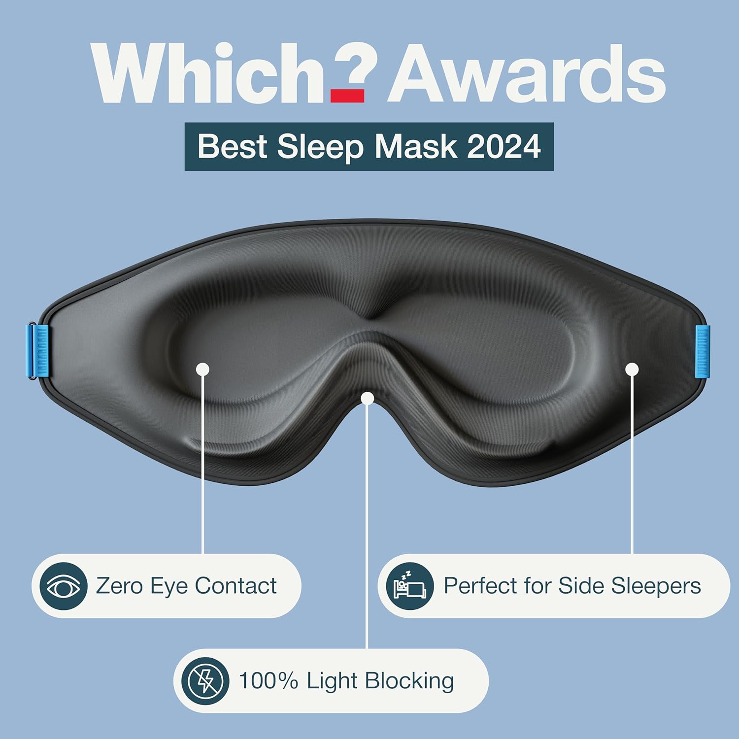 Thumbnail 4 de MyHalos 100% Blackout Sleep Mask — Zero Eye Pressure 😴