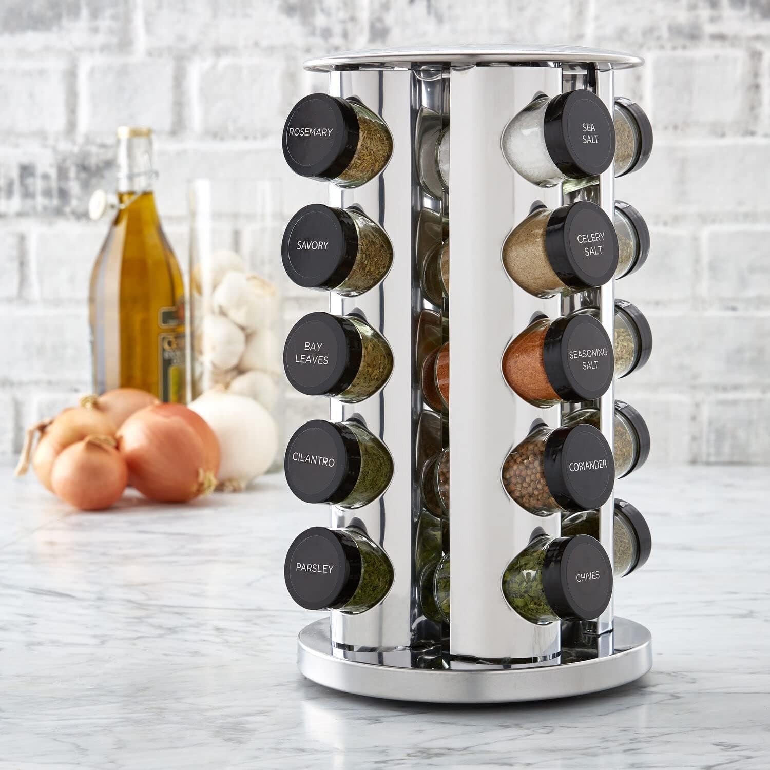 Detalle 2 de Kamenstein 20-Jar Revolving Spice Rack ⚙