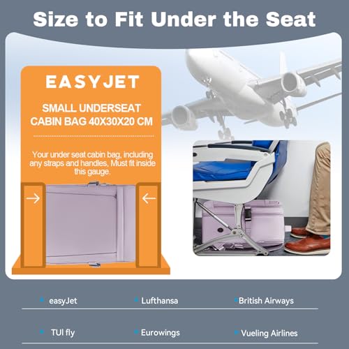 Detalle de Xkdoai Cabin Bags 40x30x20cm (24L) Underseat Backpack for Ryanair