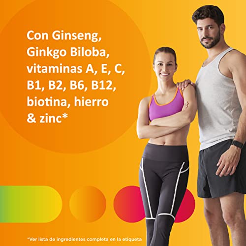 Detalle de Multicentrum Plus: complemento multivitamínico y multimineral con ginseng y ginkgo biloba (30 comprimidos)