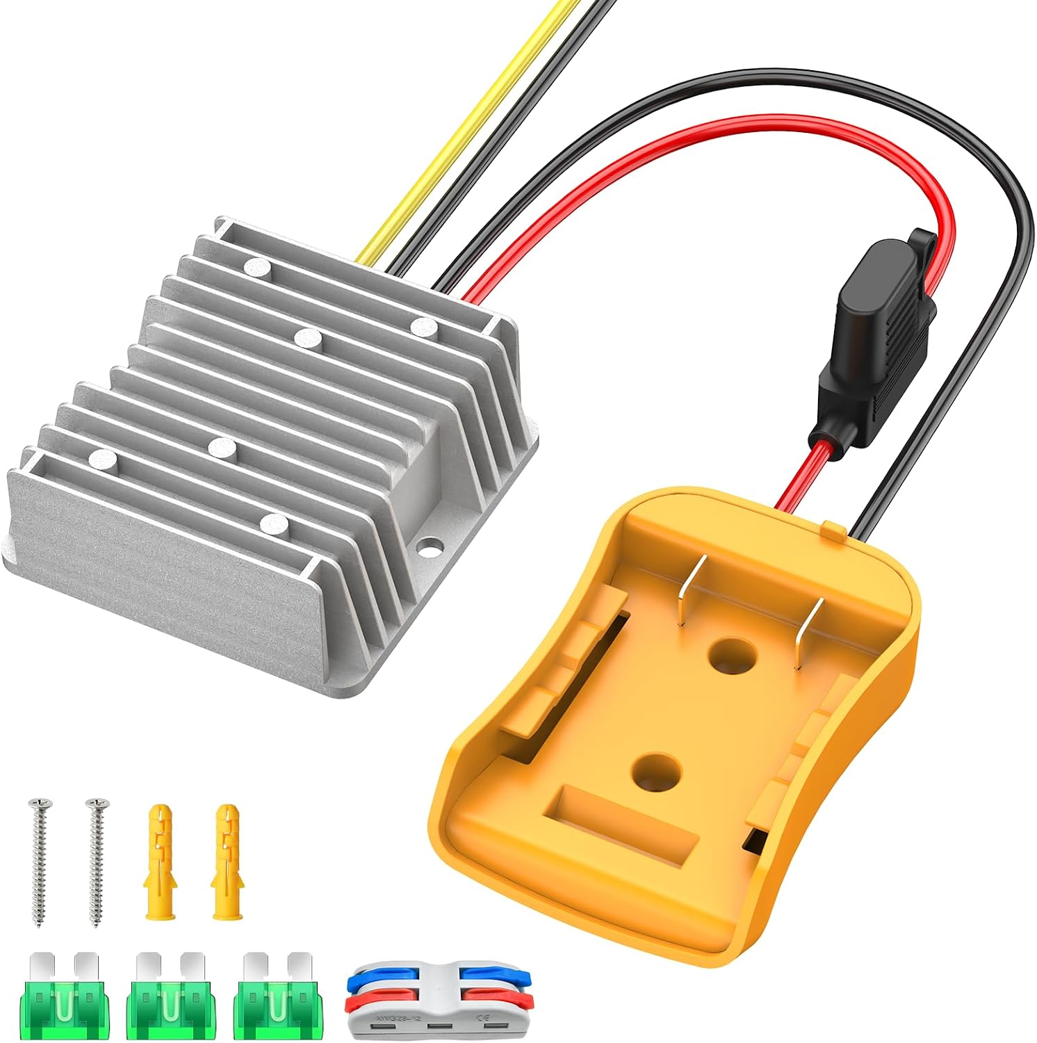 Detalle de Kzreect 519b15e9-4367-44dd-b4c4-dcae17781d03 20V to 12V Converter, 20A, 240W