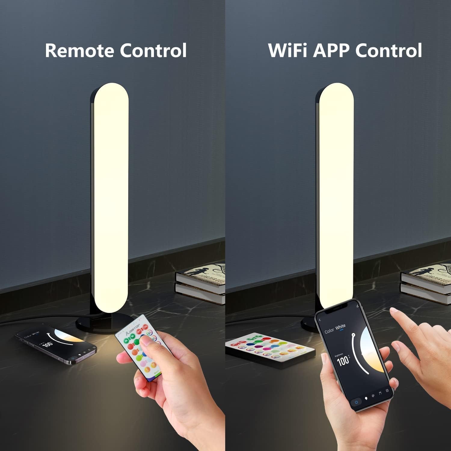 Thumbnail 2 de ALANTOP Smart Desk Lamp with WiFi APP Control – Alexa & Google Compatible, RGB + CW Lighting, Music Sync, Clip-on Design