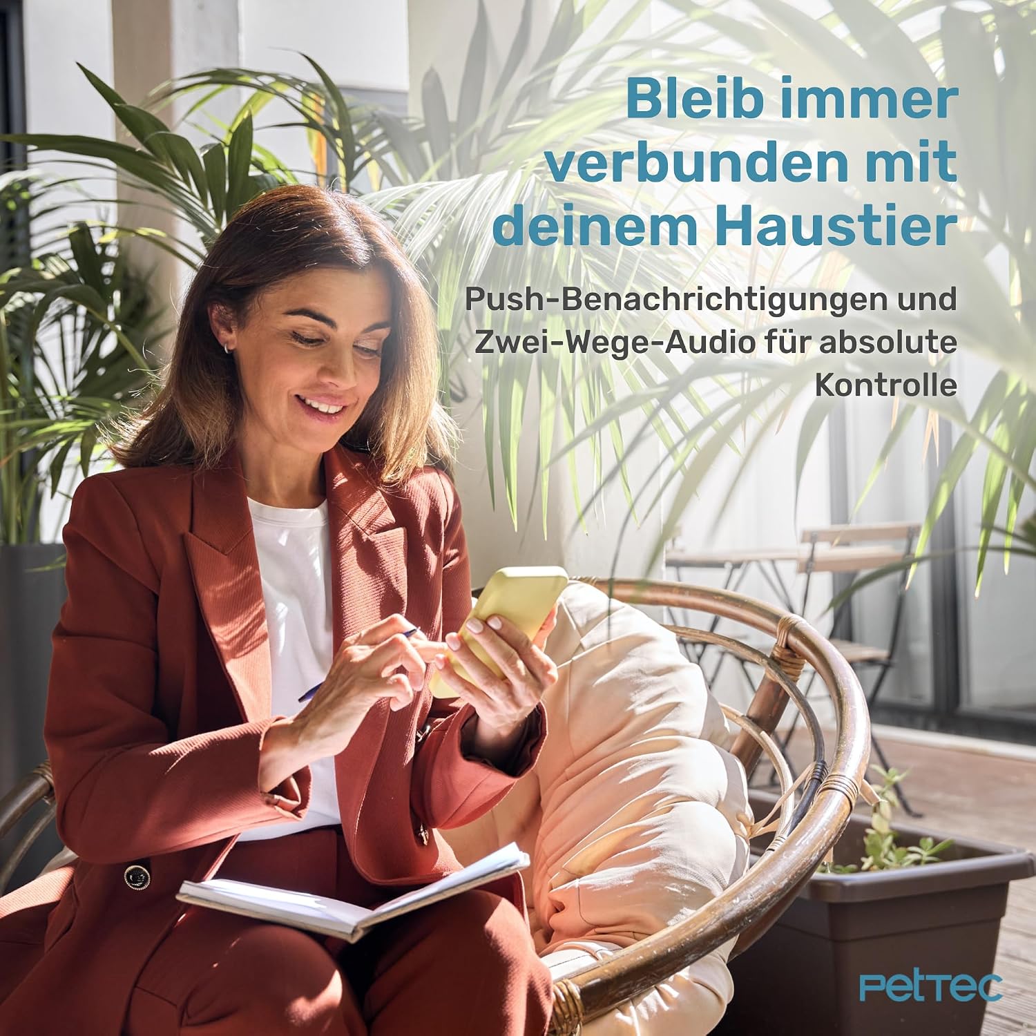 Thumbnail 6 de PetTec – Pet Cam Buddy Futterautomat 8L mit WLAN und App-Steuerung