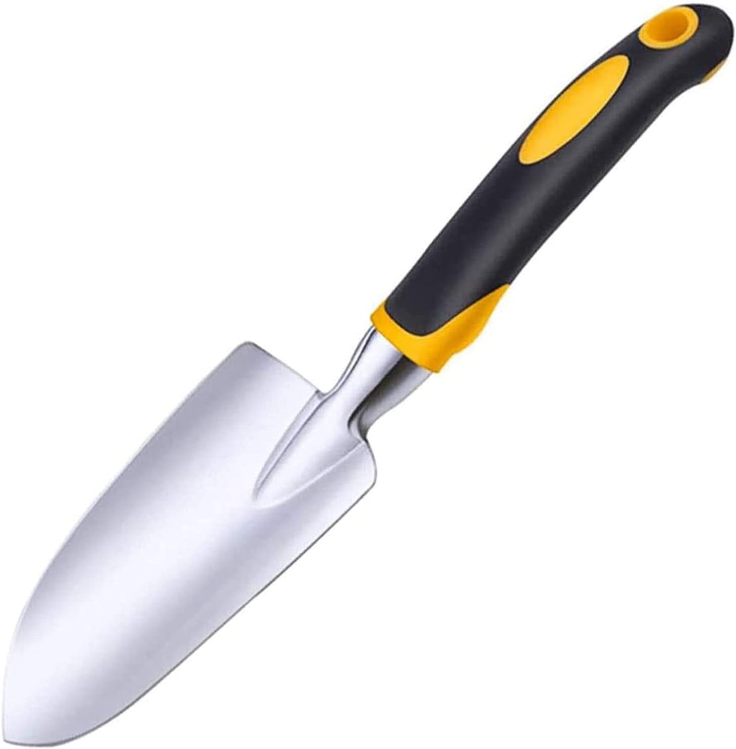 Cuayaes kleine Gartenschaufel / Handschaufel (30 cm), gummierter rutschfester Griff