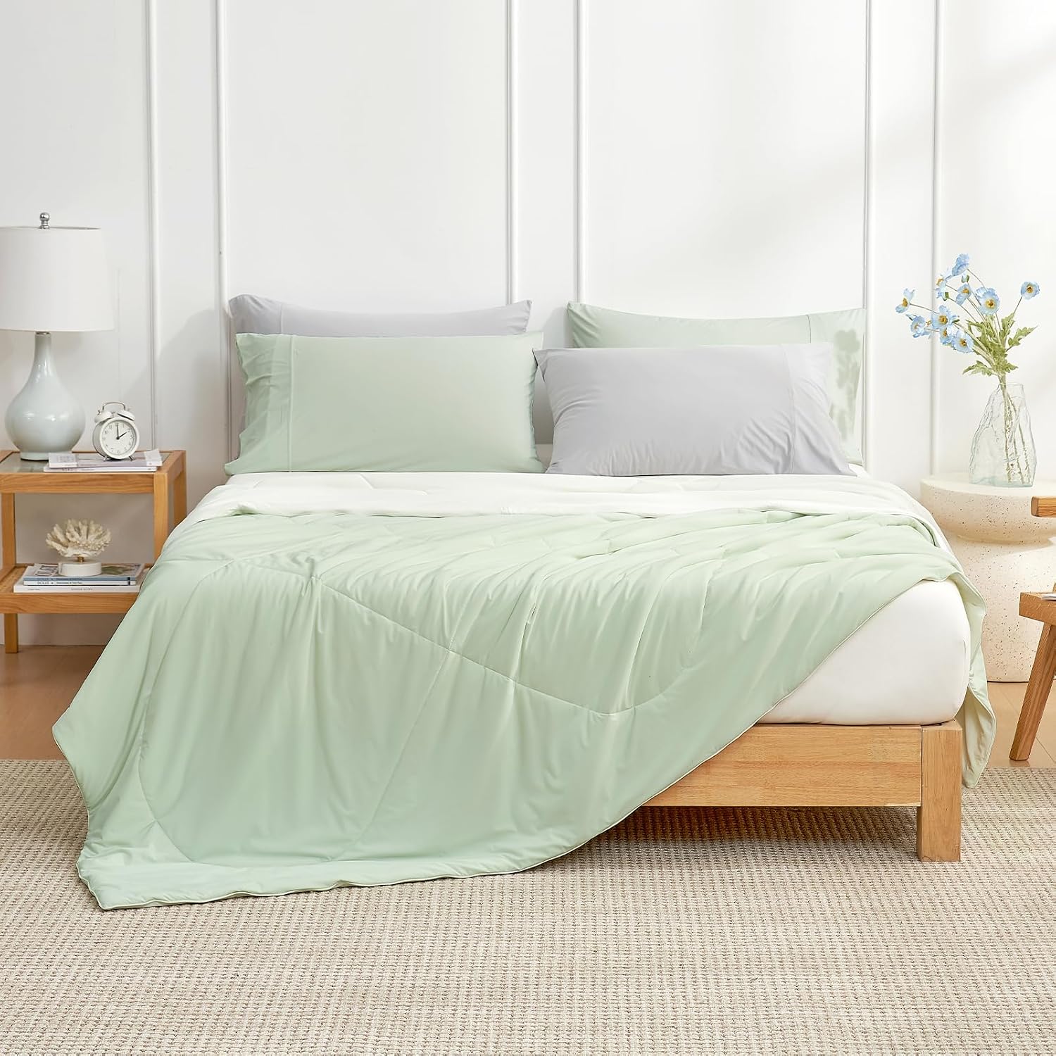 Thumbnail 1 de Cozy Bliss Cooling Comforter Queen Size: Lightweight, Breathable Comfort for Hot Sleepers