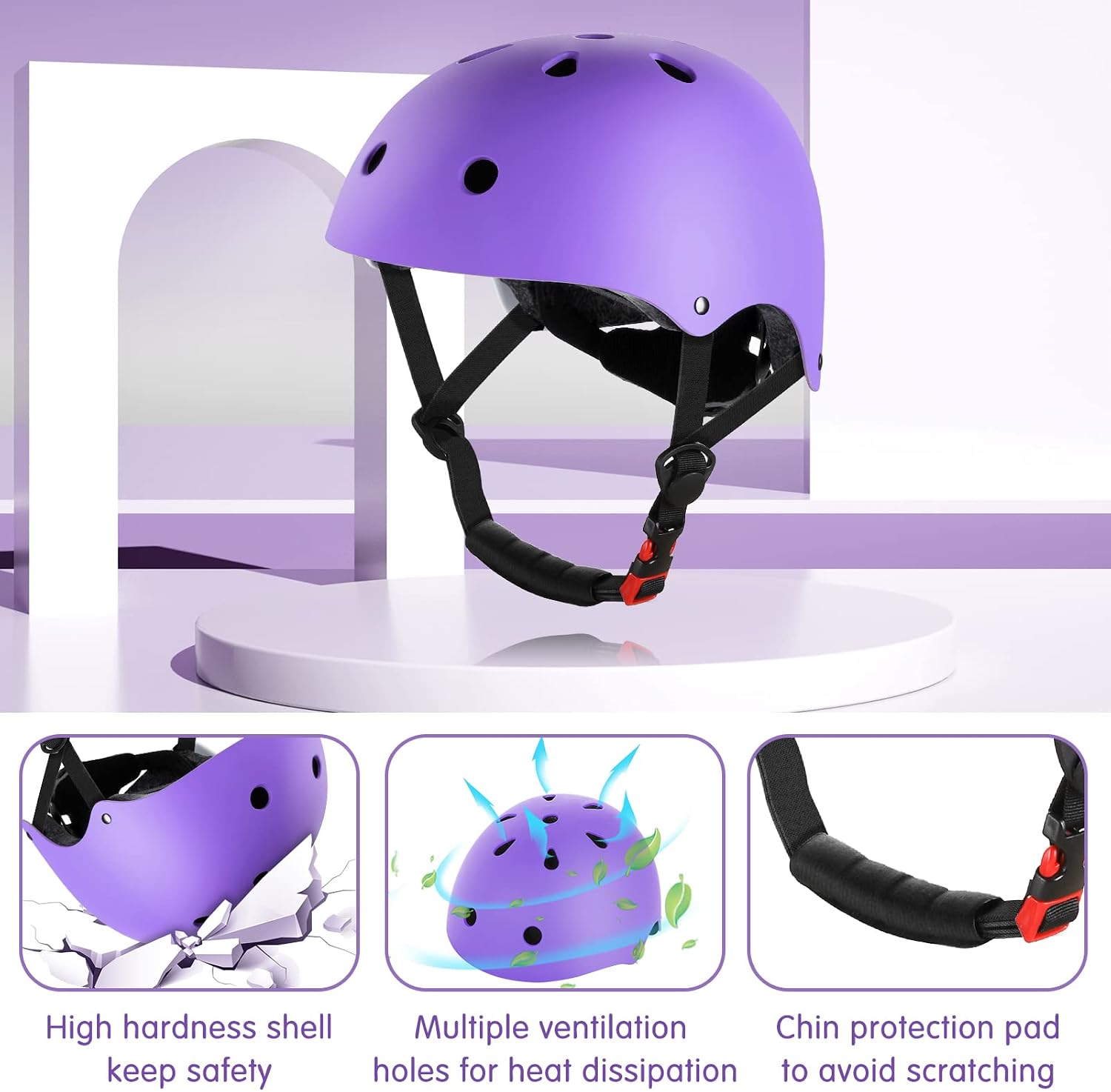 Thumbnail 2 de WayEee Kids Bike Helmet Age 4 for Young Riders