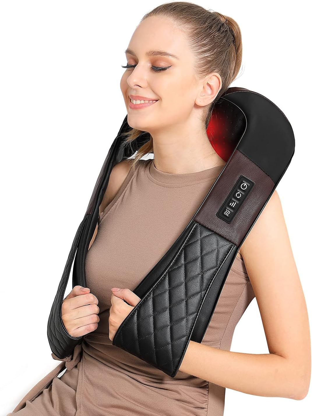 Detalle de WOQQW Shiatsu 4D Neck and Back Massager 15min