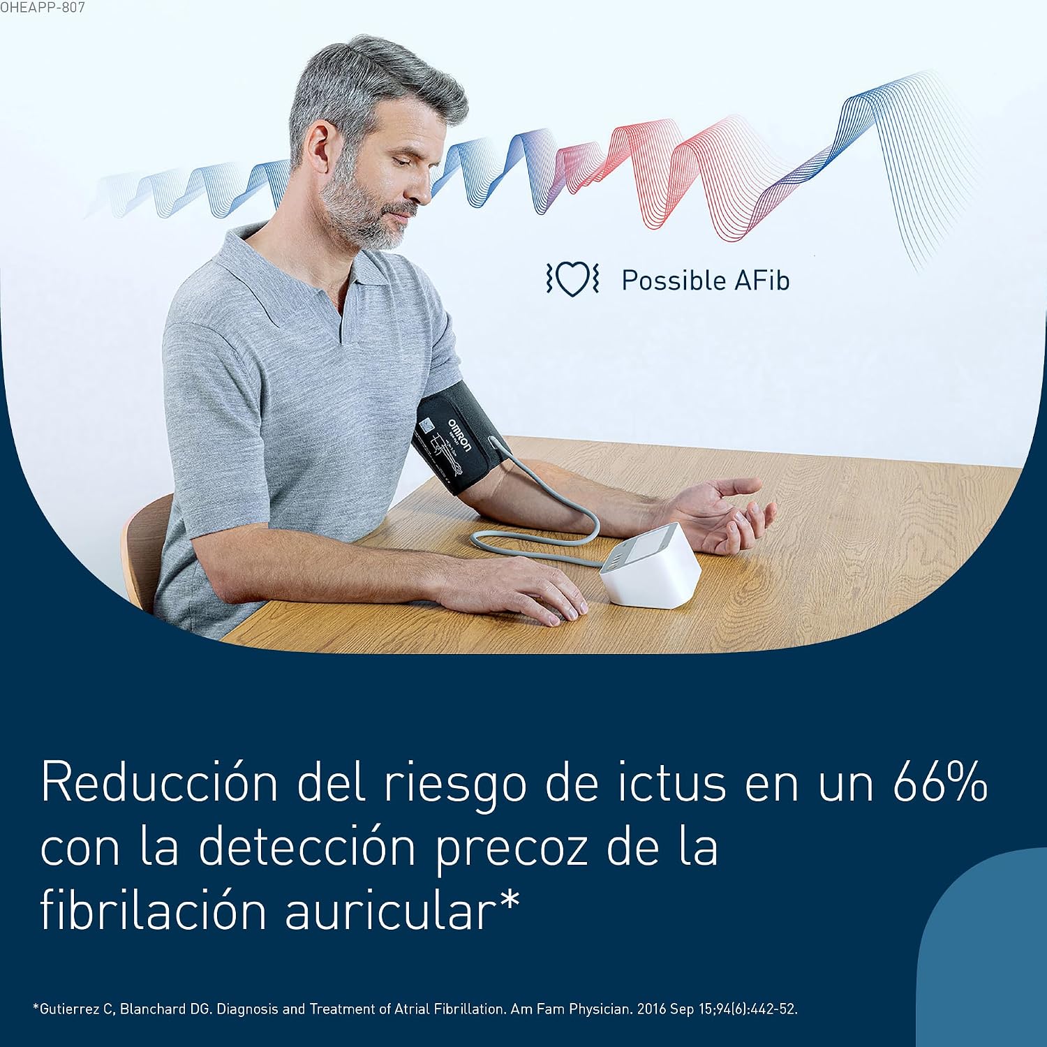 Thumbnail 1 de OMRON X4 Connect AFib tensiómetro 22-42 cm