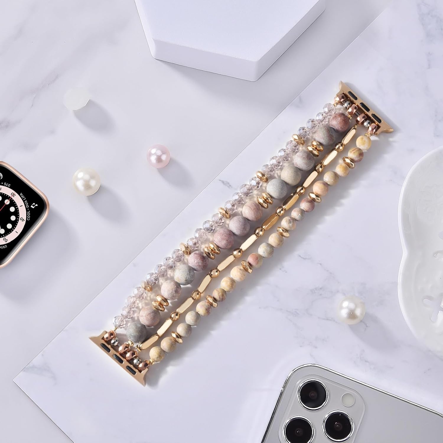 Thumbnail 6 de VISOOM Beaded Boho Bracelet for Apple Watch