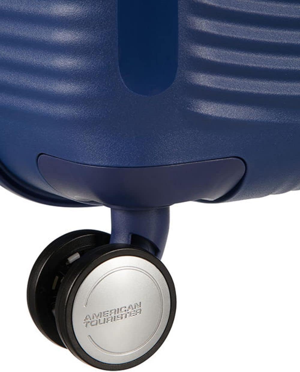 Detalle 2 de American Tourister Soundbox Trolley S espandibile da cabina 55 cm, Blu (Midnight Navy)