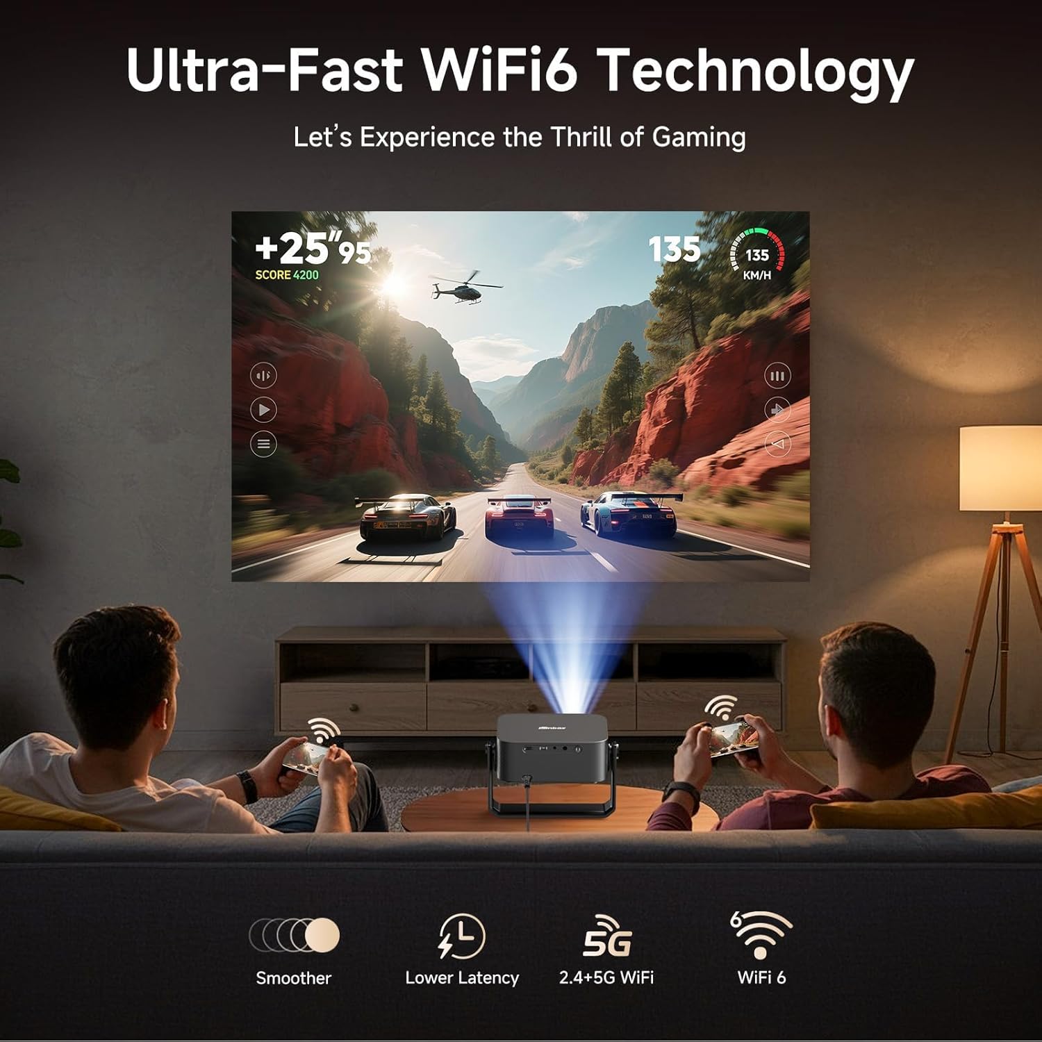 Thumbnail 4 de 4K Outdoor Projector 1500 ANSI lumen with Wi‑Fi