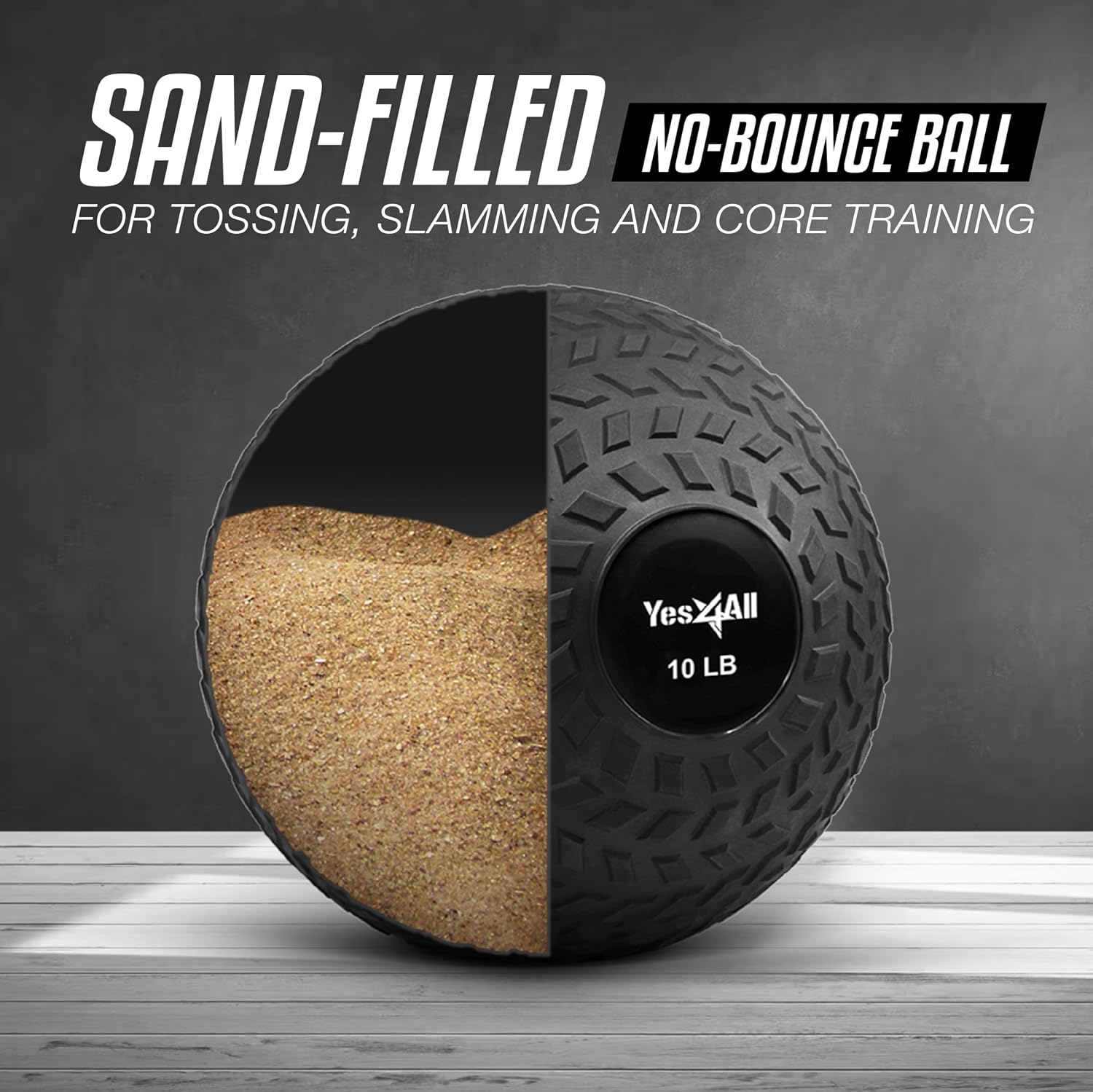 Detalle 2 de Slam Balls 10-40 lb Weighted Slam Ball