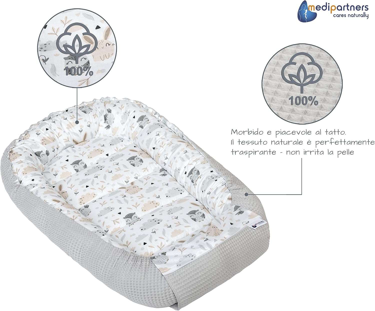 Thumbnail 6 de Medi Partners Riduttore Lettino Neonato 100x60x15