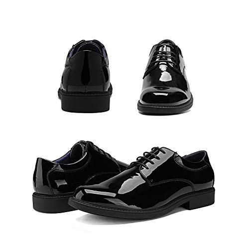 Thumbnail 7 de Bruno Marc Men's Lace Up Shoes, Black/Pat, 13