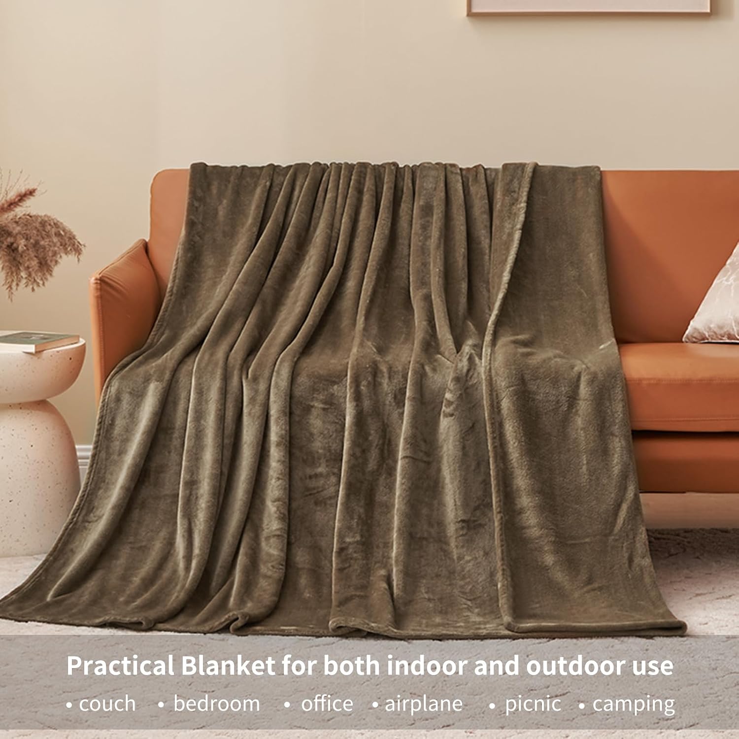 Thumbnail 2 de Aisbo fleece blanket throw 130x150cm