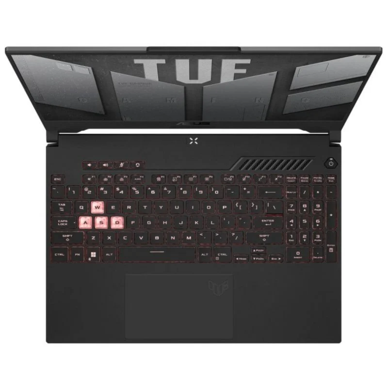 Detalle de ASUS TUF A15 FA507NUR: Ryzen 7 7435HS, RTX 4050, 16 GB y 512 GB SSD para gaming y multitarea