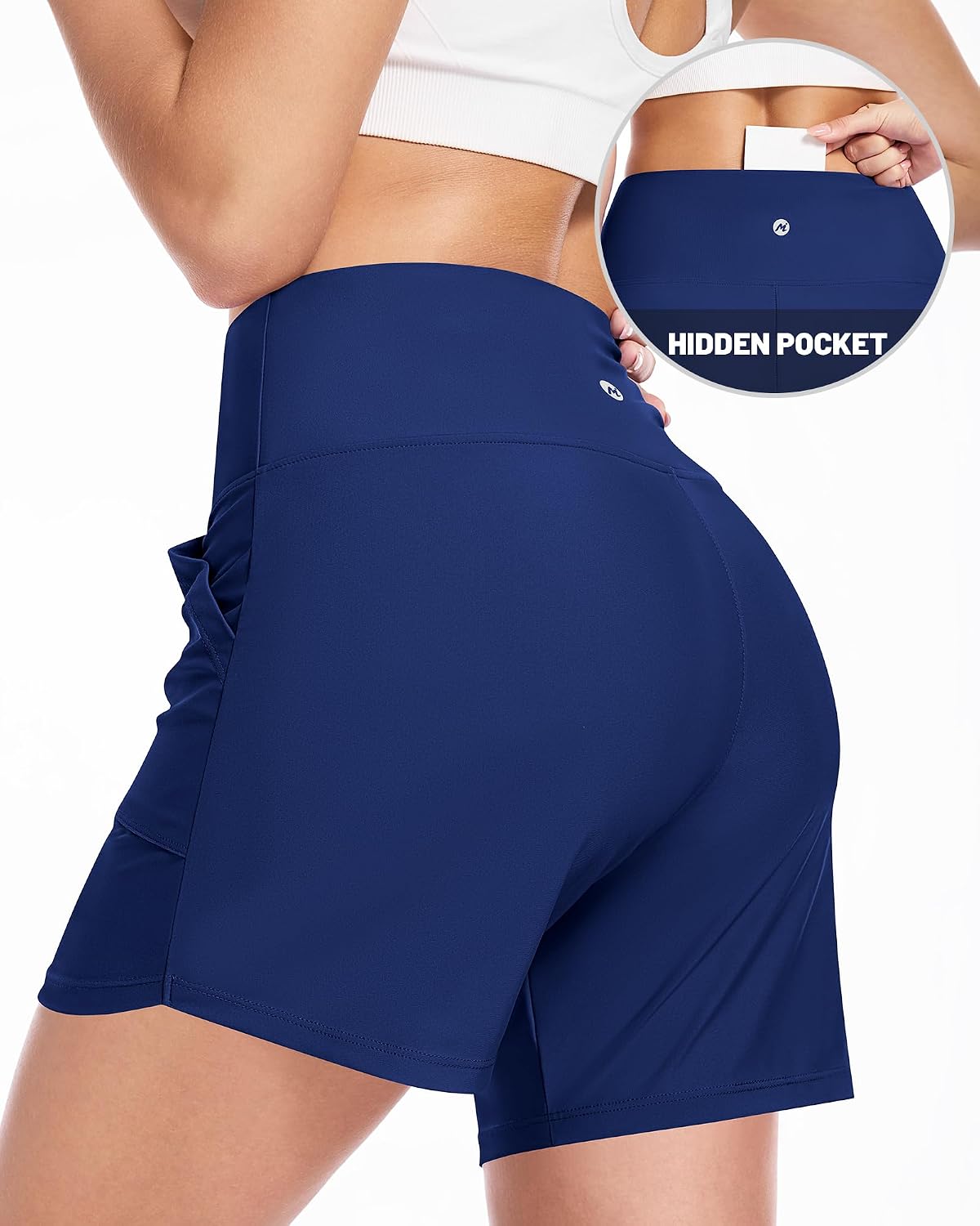Detalle de Moozava Women's Swim Board Shorts 3-Inch