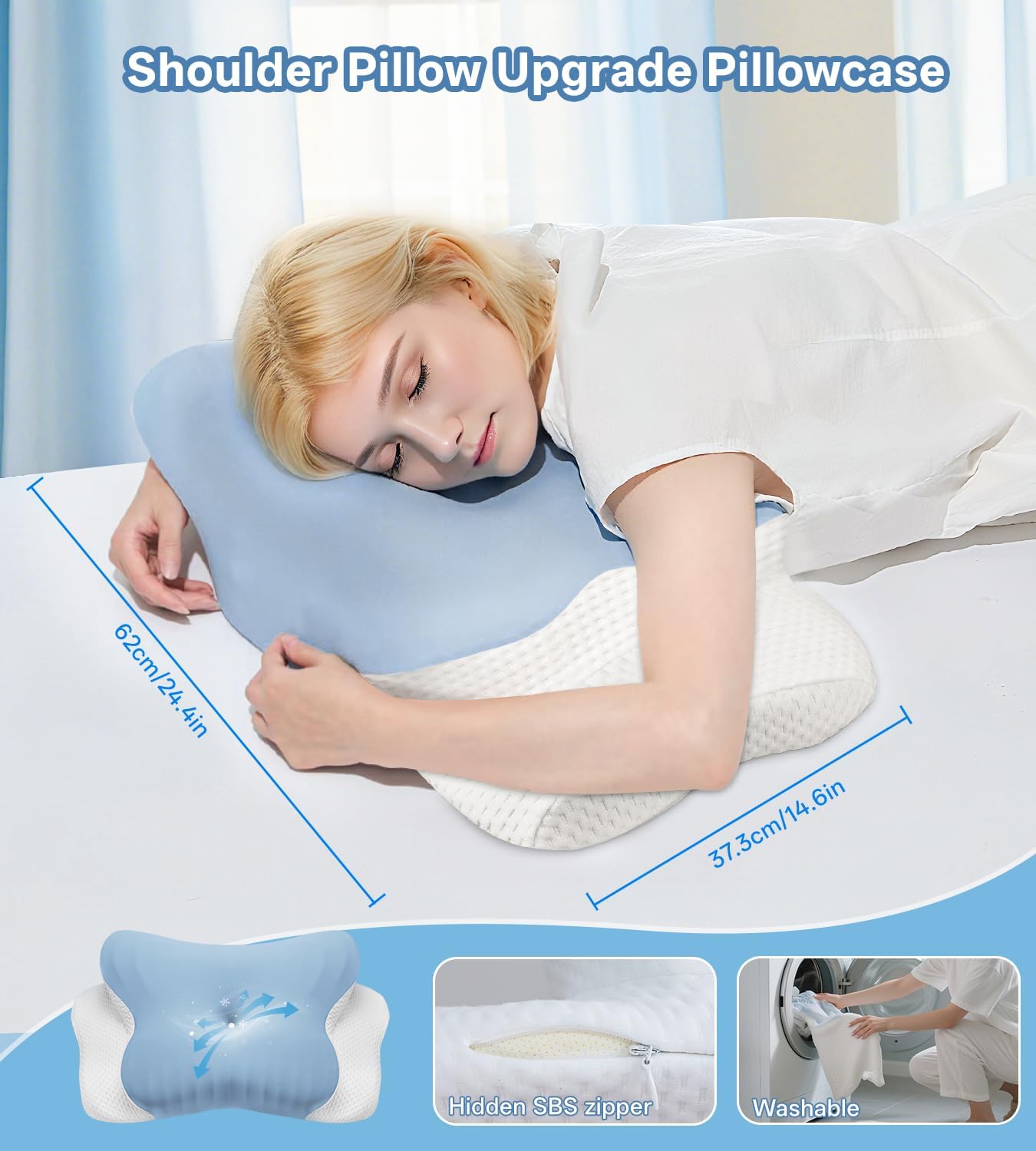 Detalle 2 de MISSCOZY Ergonomic pillow for neck support