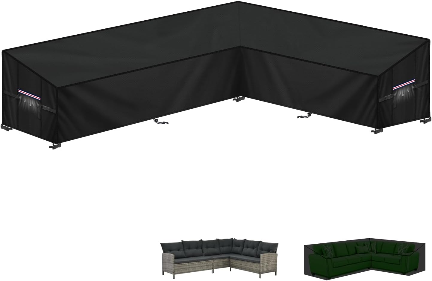 LAMUNI Copertura divano angolare 260x210 cm