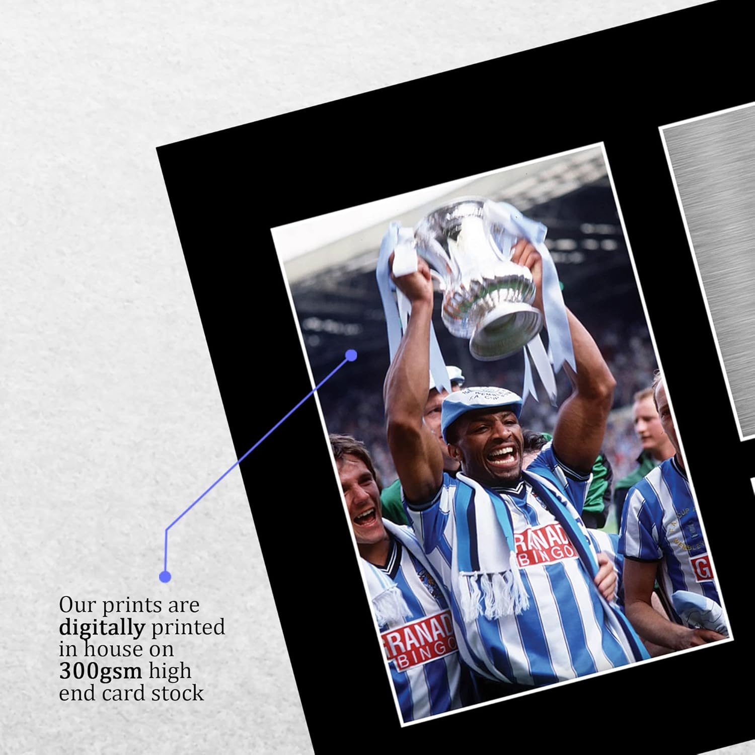 Thumbnail 3 de HWC Trading A4 Cyrille Regis Coventry City signed autograph picture print (unframed)