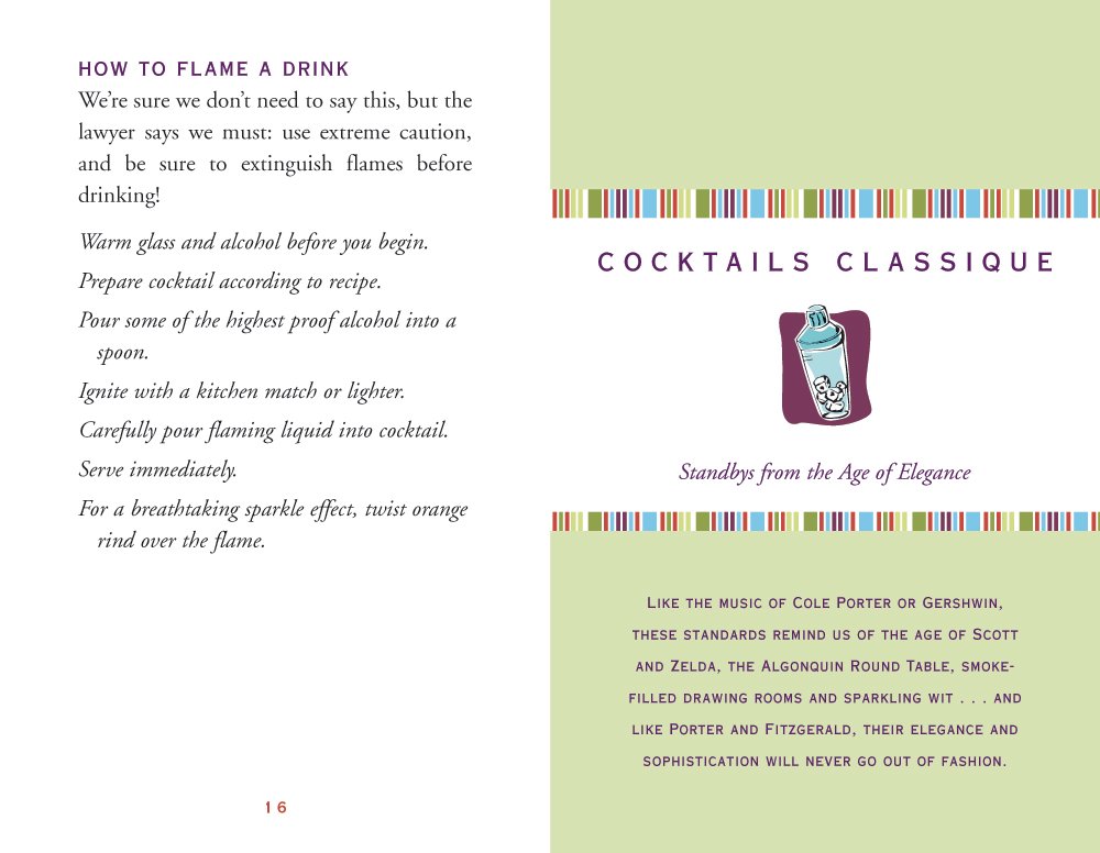 Detalle de The Little Black Book of Cocktails: 150+ Recipes, Hardcover-Spiral