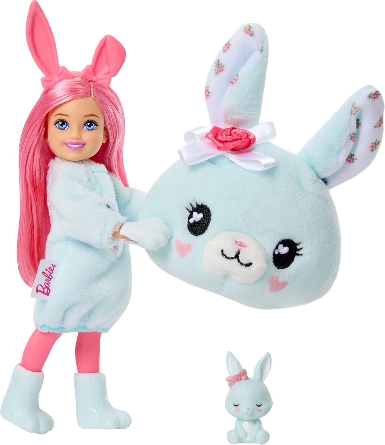 Thumbnail 2 de Barbie Chelsea Cutie Reveal Care Bears Serie 2 (JMW63), mini bambola con costume in peluche e 6 accessori sorpresa