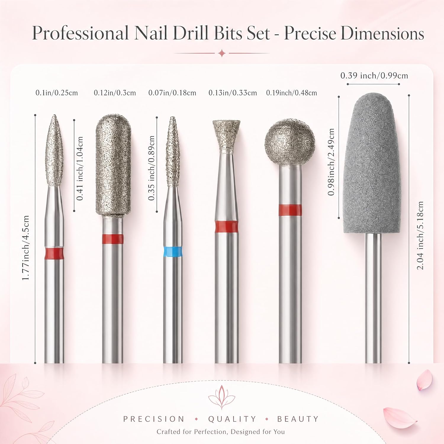 Detalle 2 de Nail drill bit set, 3/32-inch