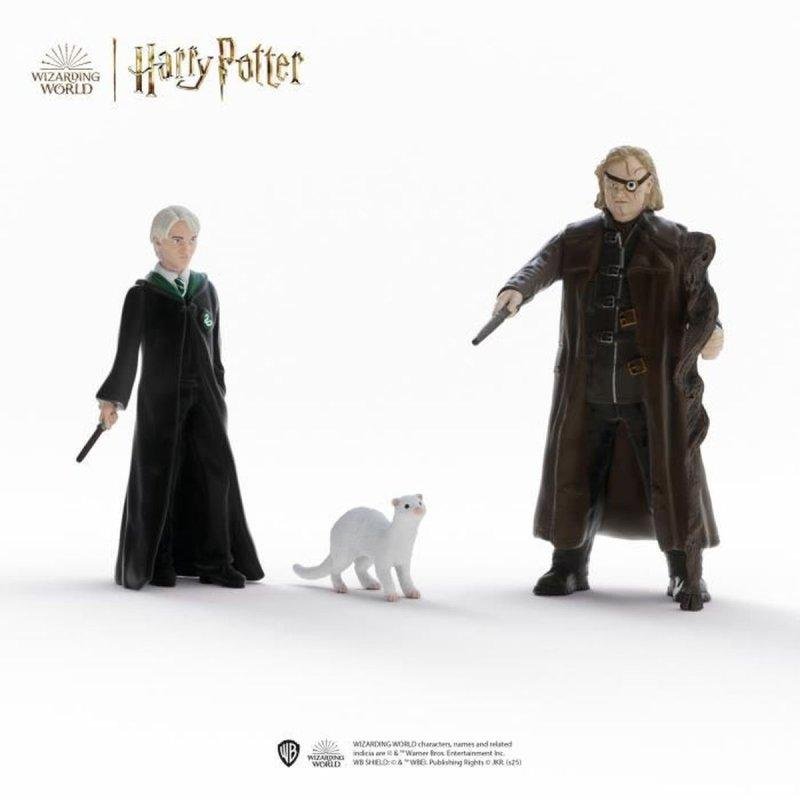 Detalle 2 de Schleich Harry Potter: conjunto de 3 figuras de Moody, Malfoy y armiño blanco