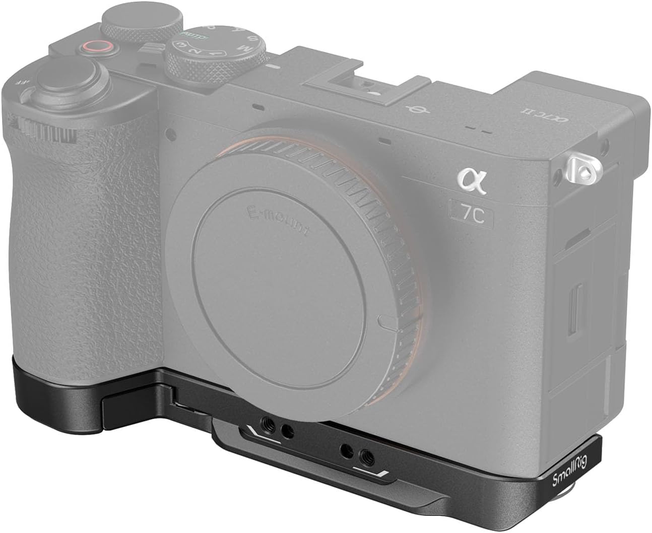 Detalle de SMALLRIG 4438 – płytka bazowa do Sony A7C II i A7CR z mocowaniem Arca