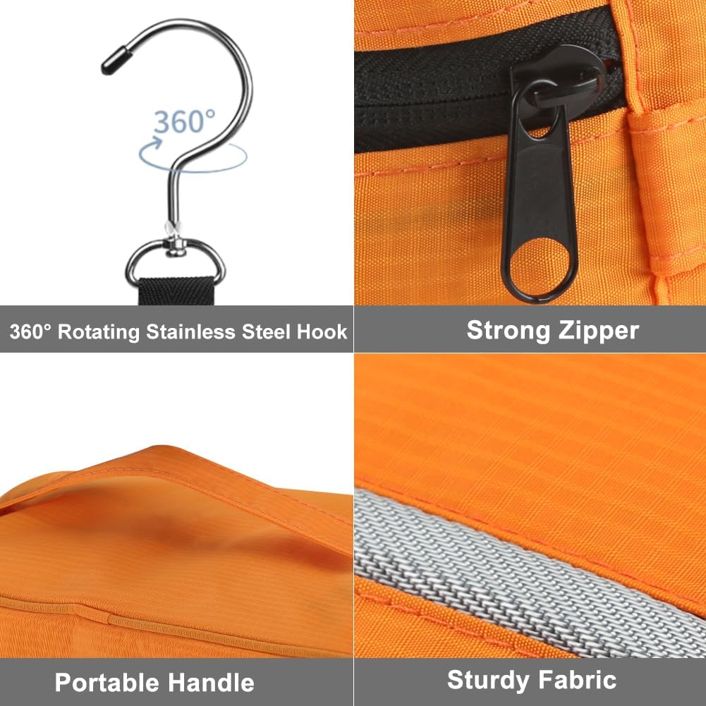 Detalle 2 de homchen Hanging Toiletry Bag Large capacity wash bag