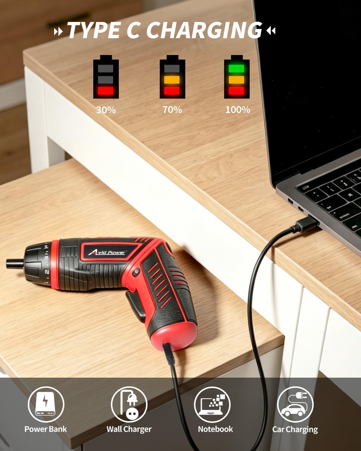 Thumbnail 5 de AVID POWER cordless screwdriver 5.65Nm