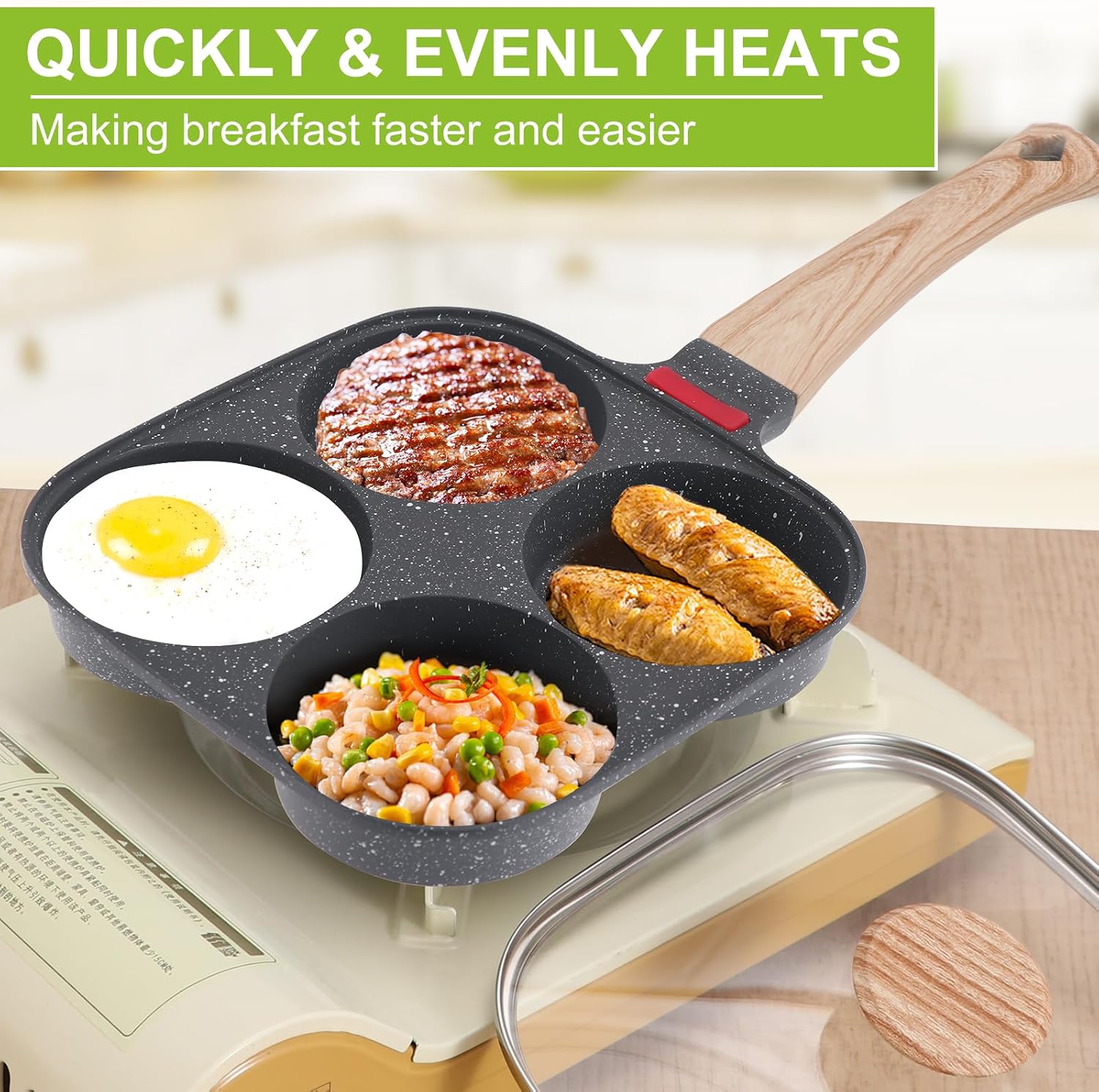 Thumbnail 6 de Egg Pan with Four-Cup Design