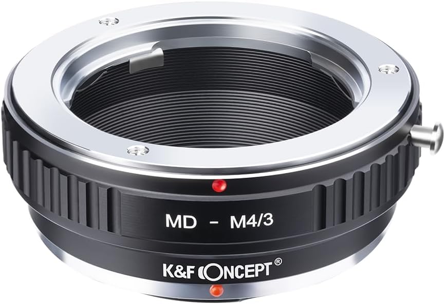 Detalle de K&F CONCEPT MD - M4/3 Objektiv Mount Adapter Ring für Minolta MD auf Micro Four Thirds