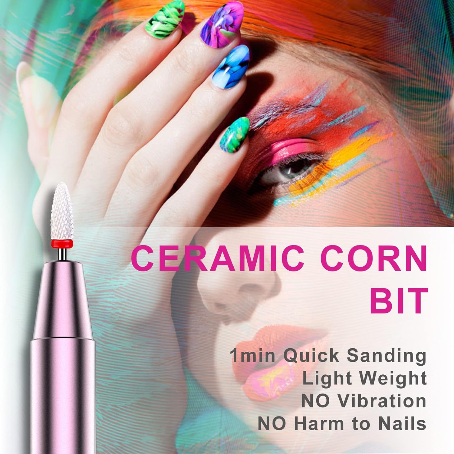 Thumbnail 2 de Xoali Fresa per unghie 25000 RPM, lima elettrica 12 in 1 🎧